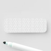 Neue personalisierbare TextLogo-Namensmarken Namensschild (Beispiel)