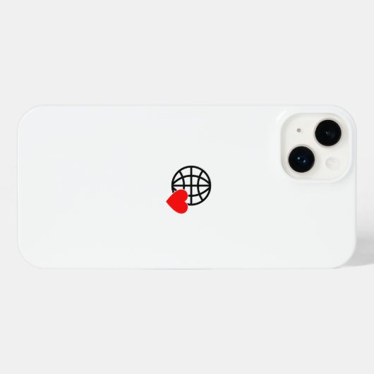 Neue personalisierbare Textlogos iPhone 14 plus Hü Hülle (Rückseite (Horizontal))