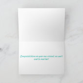 Neue Personalisierte BabyMermaid-Karte Dankeskarte (Innenseite)