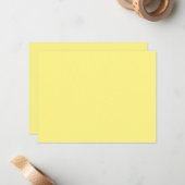 Neue, personalisierte Text-Logo-Flat-Note-Karte Mitteilungskarte (Vorderseite/Rückseite Beispiel)