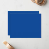 Neue, personalisierte Text-Logo-Flat-Note-Karte Mitteilungskarte (Vorderseite/Rückseite Beispiel)