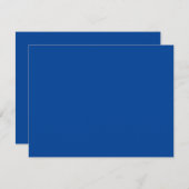 Neue, personalisierte Text-Logo-Flat-Note-Karte Mitteilungskarte (Vorne/Hinten)