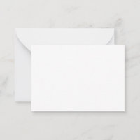 Neue, personalisierte Text-Logo-Flat-Note-Karte
