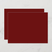 Neue, personalisierte Text-Logo-Flat-Note-Karte Mitteilungskarte (Vorne/Hinten)