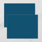 Neue, personalisierte Text-Logo-Flat-Note-Karte Mitteilungskarte (Vorne/Hinten)