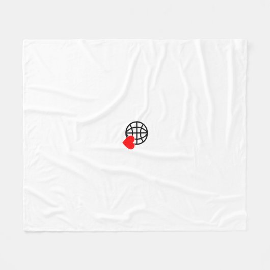 Neue personalisierte Text Logo Fleece Blanket (Vorderseite (Horizontal))