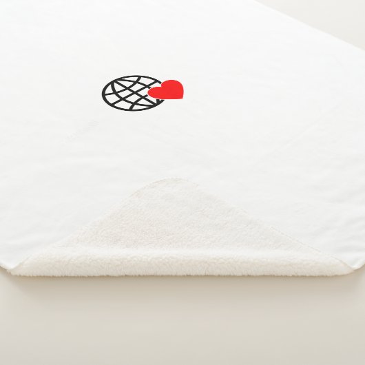 Neue personalisierte Text Logo Fleece Blanket Sherpadecke (3/4)