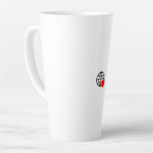 Neue personalisierte Text-Logo-Tasse Milchtasse (Linke Ecke)