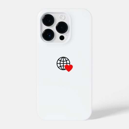 Neue personalize Text Logo iPhone 14 Pro Hülle (Rückseite)