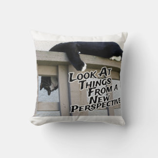 Neue Perspektive Förderung Cat Foto Art Kissen