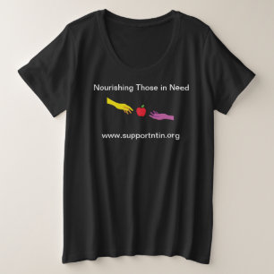 Neue Pflege für Menschen in Not Plus Große Größe T-Shirt
