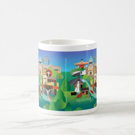Neue Philadelphia-, Ohio 11oz- oder 15oz-Tasse Kaffeetasse (Mittel)