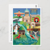 Neue Philadelphia, Ohio Postcard Postkarte (Vorne/Hinten)