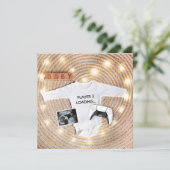 Neue Player Loading Funny Sonogram Foto Pregnancy Ankündigung (Stehend Vorderseite)