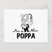 Neue Poppa-T - Shirt und Geschenke lächeln Postkarte (Vorderseite)