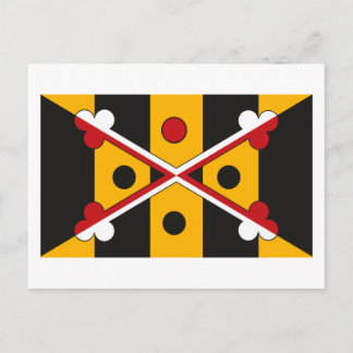 Neue Postkarte für Maryland-Flaggen