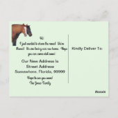 Neue Postkarte für Pferde und Donkey (Rückseite)