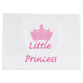 Neue Prinzessin - ein Royal Baby! Große Geschenktüte (Rückseite)