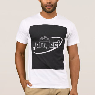 Neue Projektdesign-Typografie T-Shirt