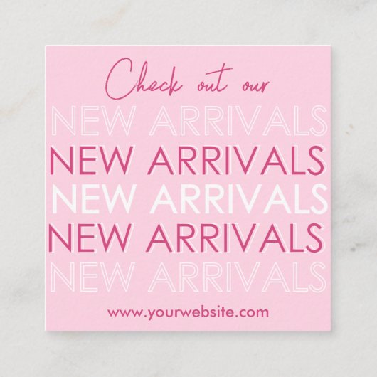 Neue QR Code Business Card Begleitkarte (Rückseite)