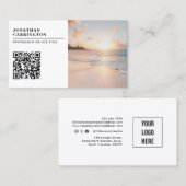 Neue QR-Foto-Logo-Visitenkarte Visitenkarte (Vorne/Hinten)