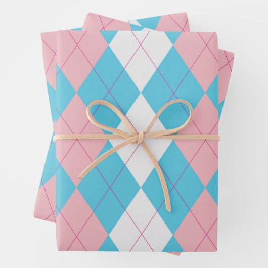 Neue Raute Geschenkpapier Set (Beispiel)