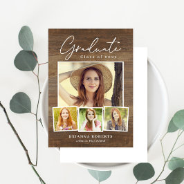 Neue Reise Rustikaler Abschluss Einladung