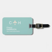 Neue Reiseabenteuer Gepäckanhänger (Vorderseite horizontal)