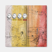 Neue Reiserouten Magnet (Vorne)