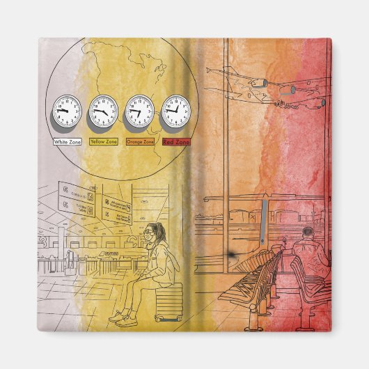 Neue Reiserouten Magnet (Vorne)