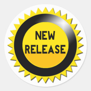 Neue Release-Sternexplosion-Aufkleber Runder Aufkleber