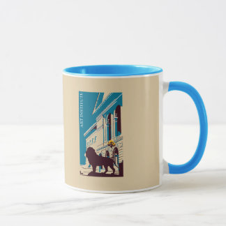 Neue Retro Kunstinstitut Chicago-Werbung Tasse