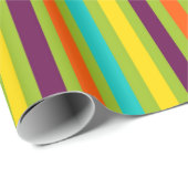 Neue Retro Streifen Geschenkpapier (Rolleneckpunkt)