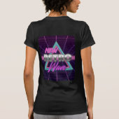 Neue Retro Wellen-80er Vaporwave Ästhetik T-Shirt (Rückseite)