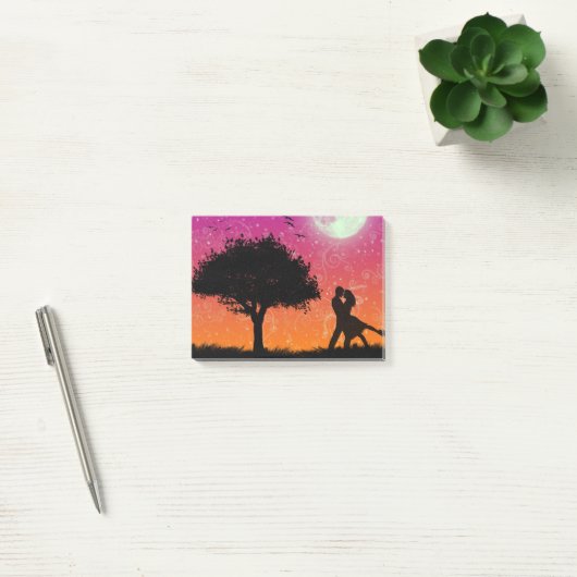 Neue romantische Entwurfs-(2. März 2018) - Post-it Klebezettel (Büro)