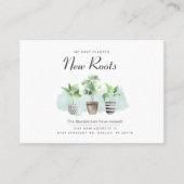 Neue Roots-Änderung der Ankündigung zur Adressumse (Vorderseite)