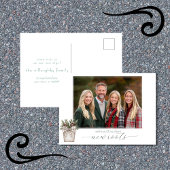 Neue Roots-Bewegungs-Ankündigung mit Foto Postkarte