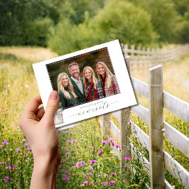 Neue Roots-Bewegungs-Ankündigung mit Foto Postkarte