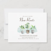 Neue Roots Moving New Address Ankündigung (Vorderseite)