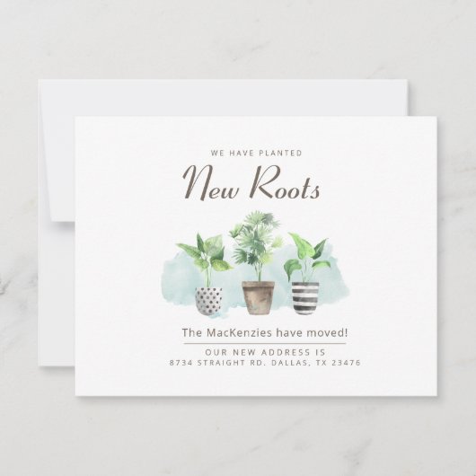 Neue Roots Moving New Address Ankündigung (Vorderseite)