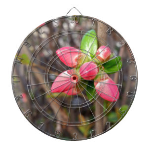 neue rote Knospen Dartscheibe