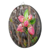 neue rote Knospen Dartscheibe (Vorderseite rechts)