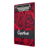 Neue rote Rosen Mini Klemmbrett (Gewinkelt2)