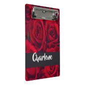 Neue rote Rosen Mini Klemmbrett (Schrägansicht)