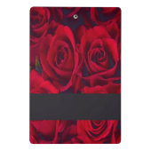 Neue rote Rosen Mini Klemmbrett (Rückseite)