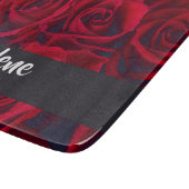 Neue rote Rosen Schneidebrett (Ecke)