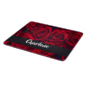 Neue rote Rosen Schneidebrett (Ecke)