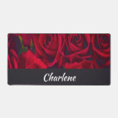 Neue rote Rosen Schreibtischunterlage (Vorderseite)