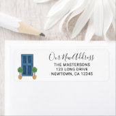 Neue Rücksendeadresse für die blaue Tür der Adress (Insitu)