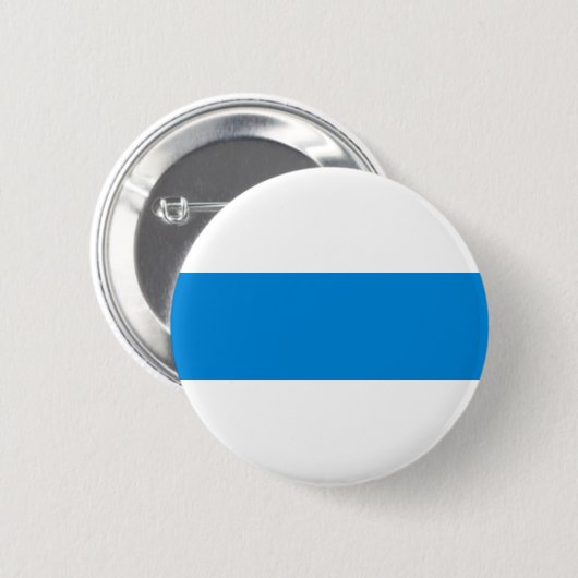 Neue russische Protestflagge 2022 Weißblau Button (Vorne & Hinten)